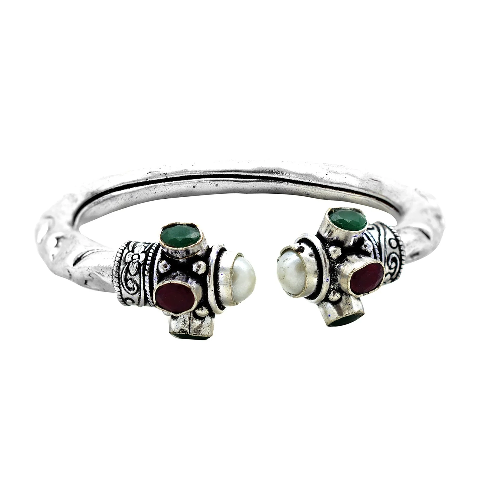 Teejh Namasya Multi Colored Silver Oxidized Jewelry Gift Set - Image 6