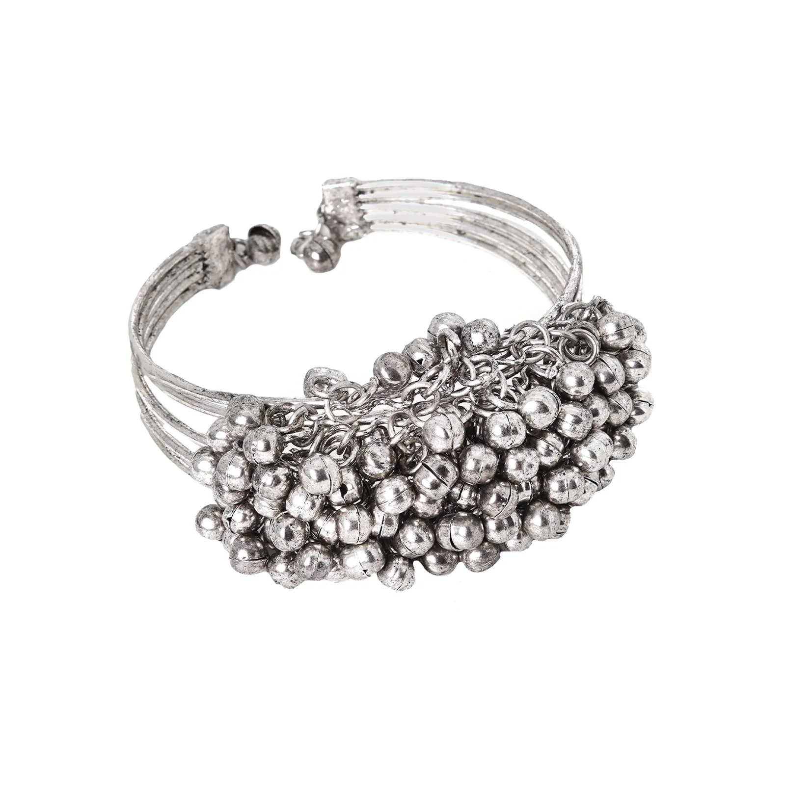 Teejh Narmada Ghungroo Bracelet Cuff - Image 4