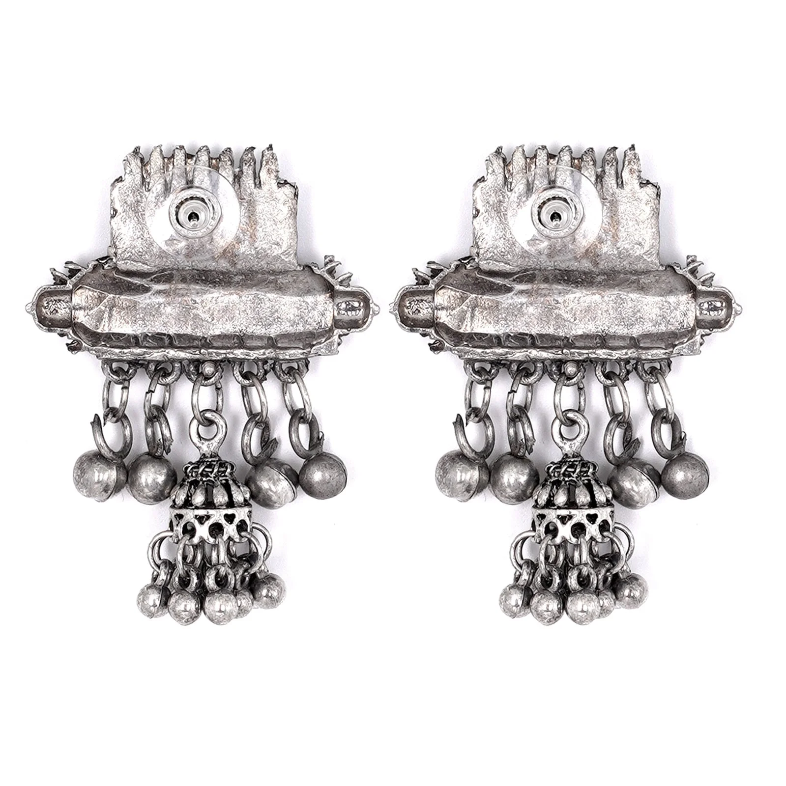 Teejh Nishra Silver Oxidised Jewelry Gift Set - Image 3