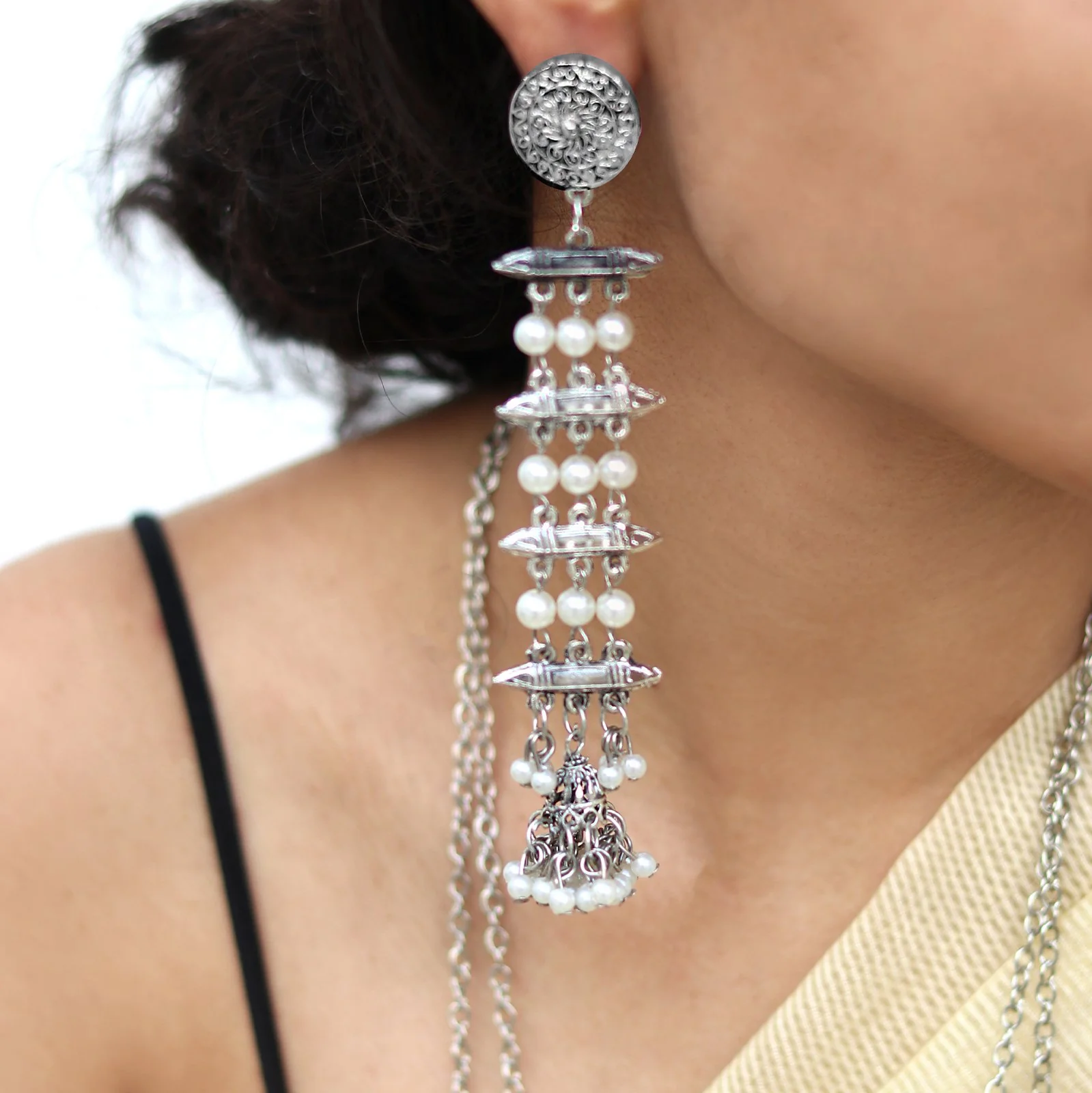 Teejh Nyra Long Necklace Set - Image 2