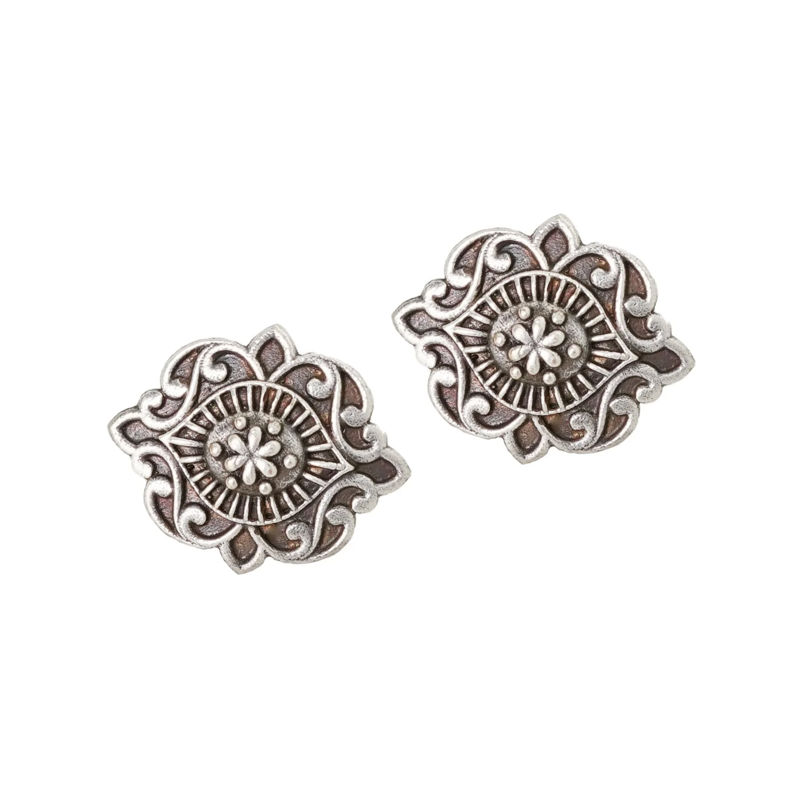Teejh Pranavee Silver Oxidised Earrings - Image 4