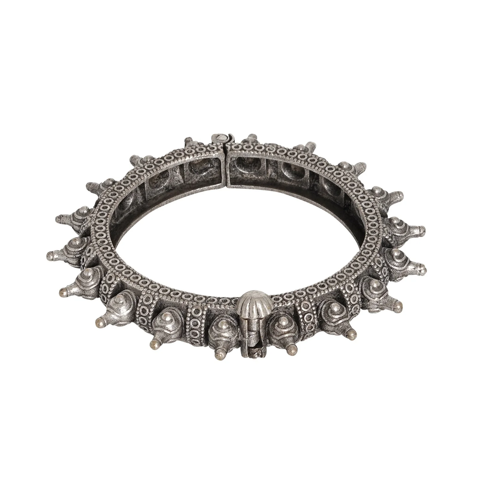 Teejh Reja Silver Oxidised Bangles - Image 4