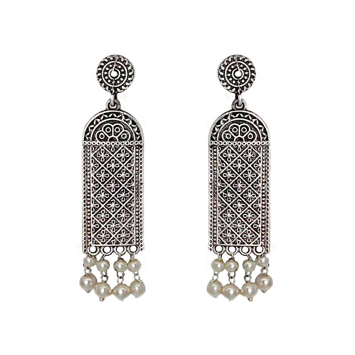 Teejh Sabita Silver Oxidised Jewelry Gift Set - Image 3