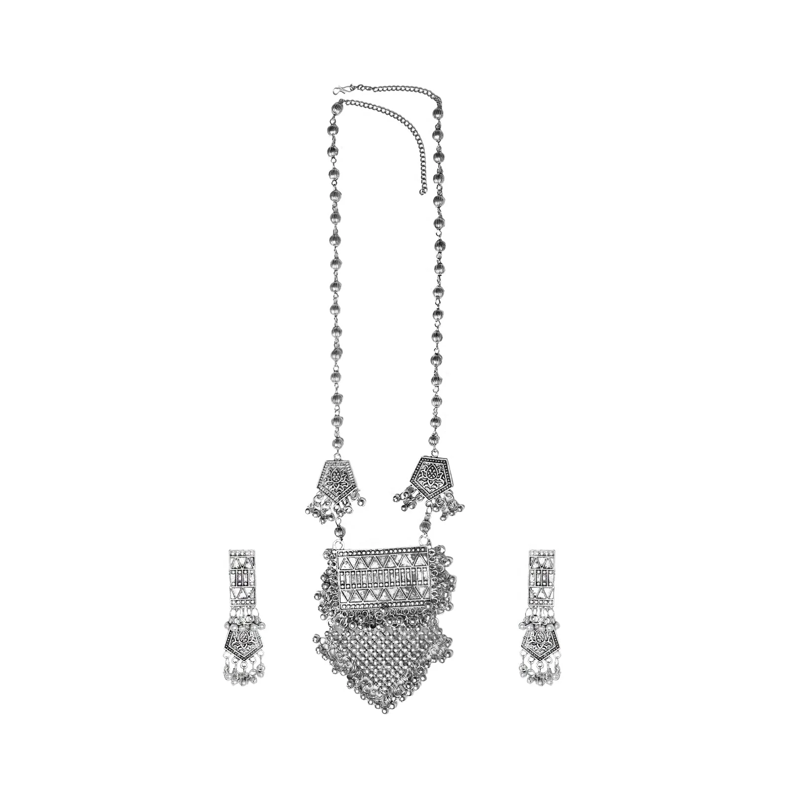 Teejh Simi Silver Oxidised Jewelry Gift Set - Image 2