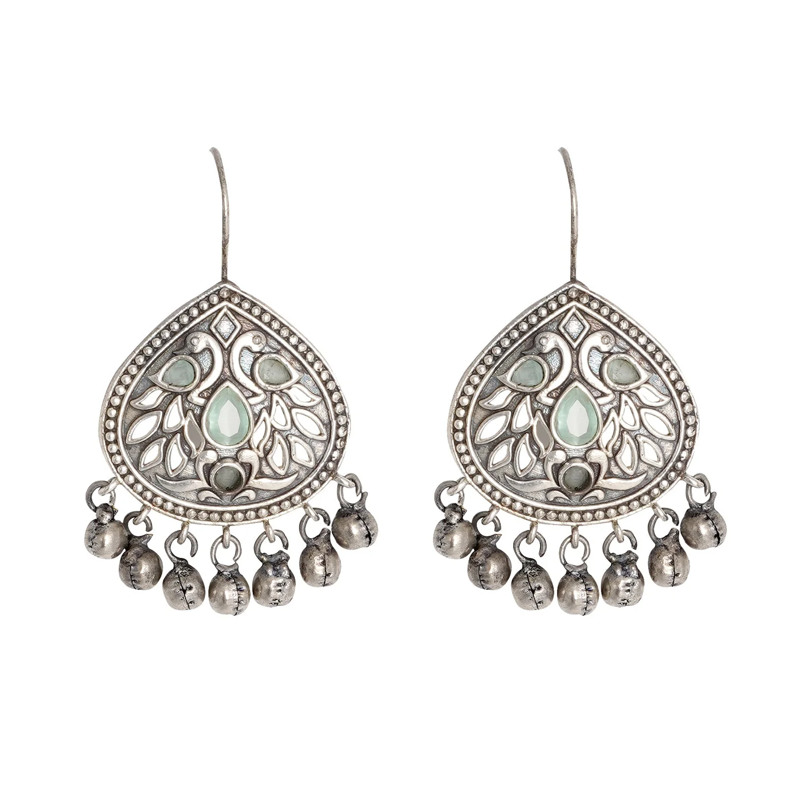 Teejh Sitar Silver Oxidised Jewelry Gift Set - Image 3