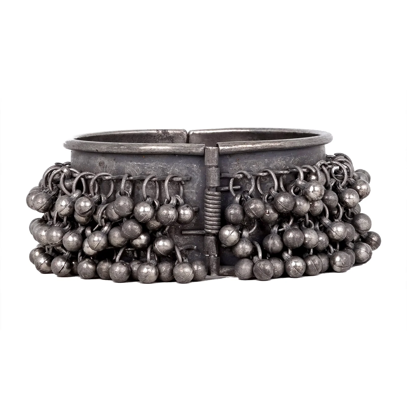 Teejh Vinisha Antique Silver Polish Ghungroo Bracelet - Image 4