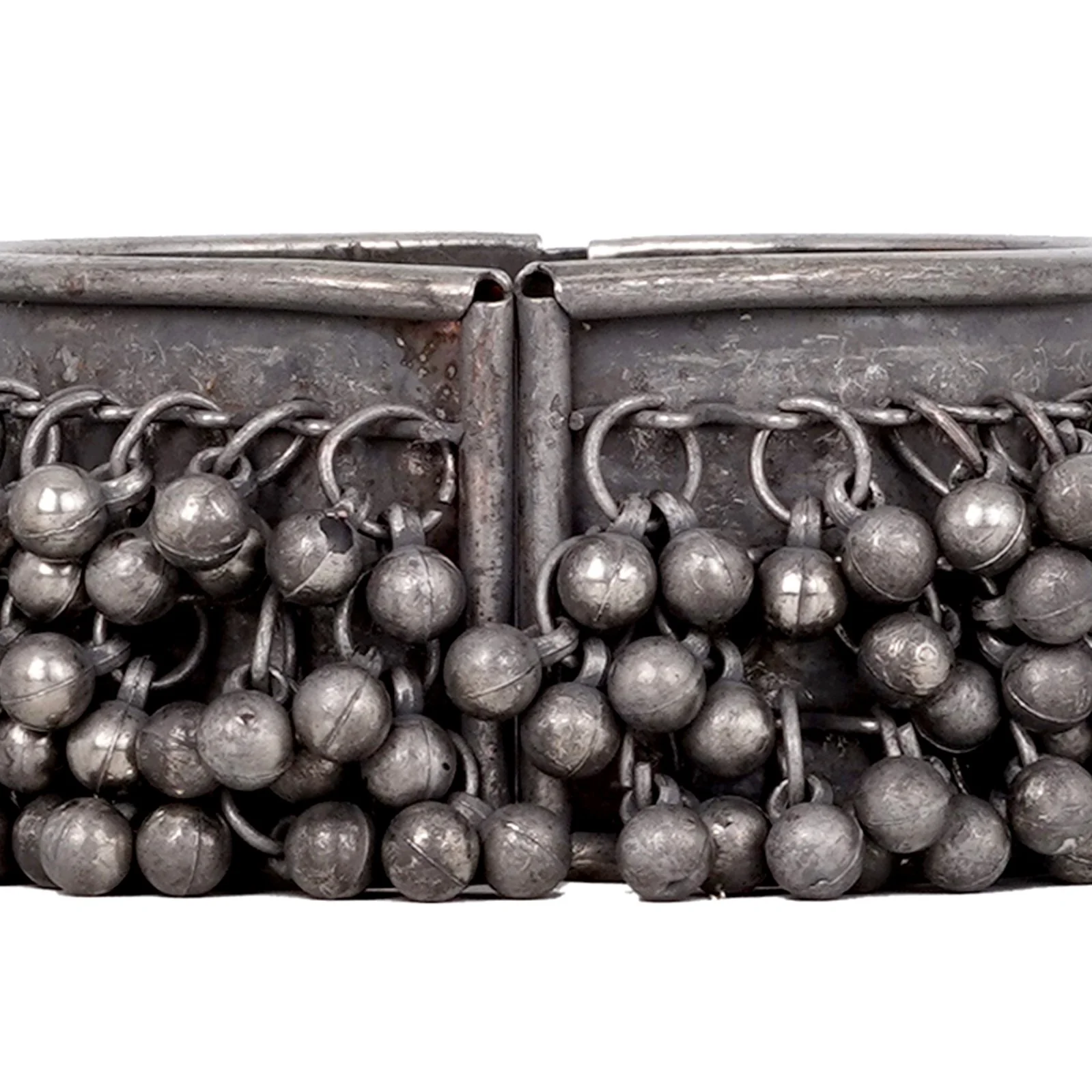 Teejh Vinisha Antique Silver Polish Ghungroo Bracelet - Image 5