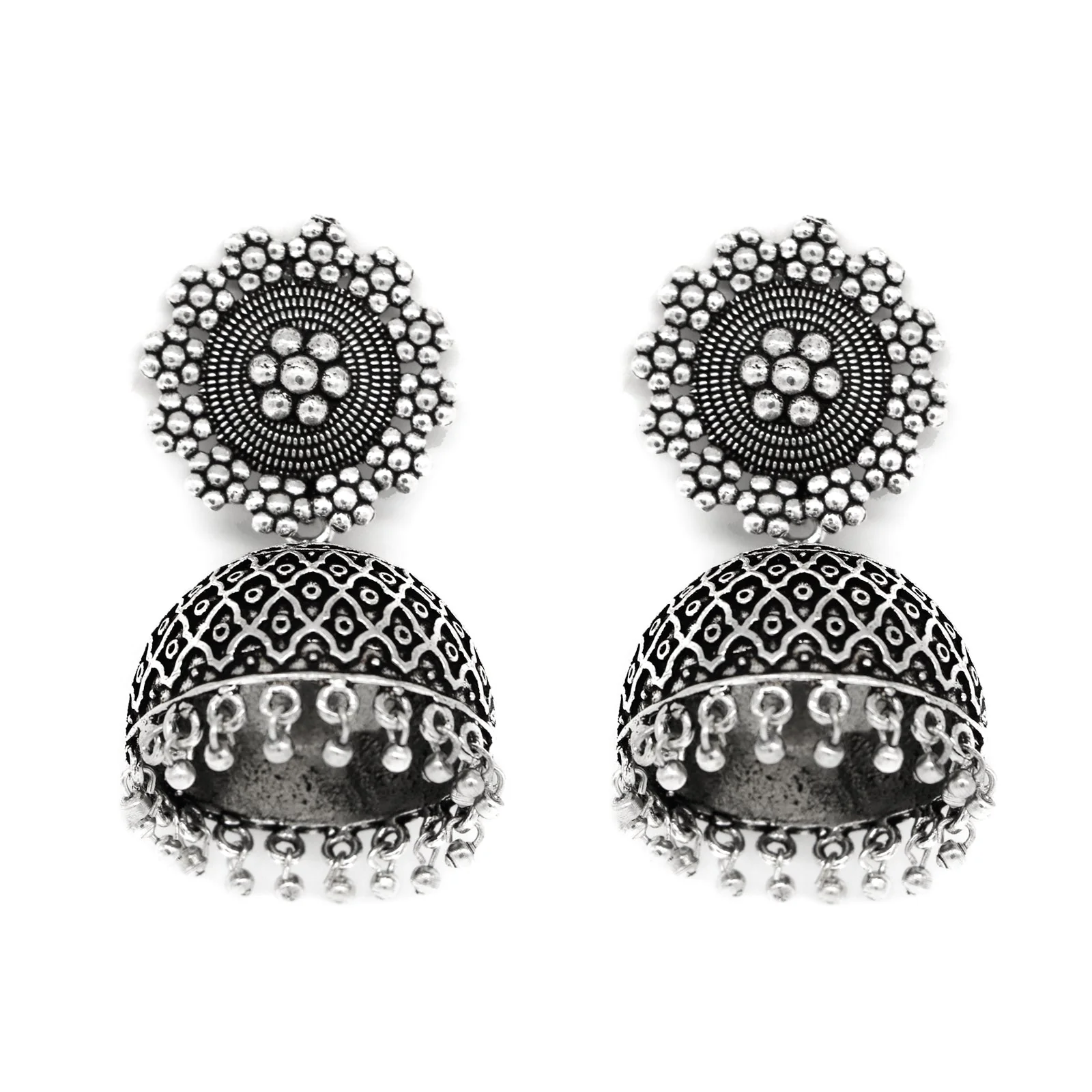 Teejh Wamila Silver Oxidised Jewelry Gift Set - Image 3