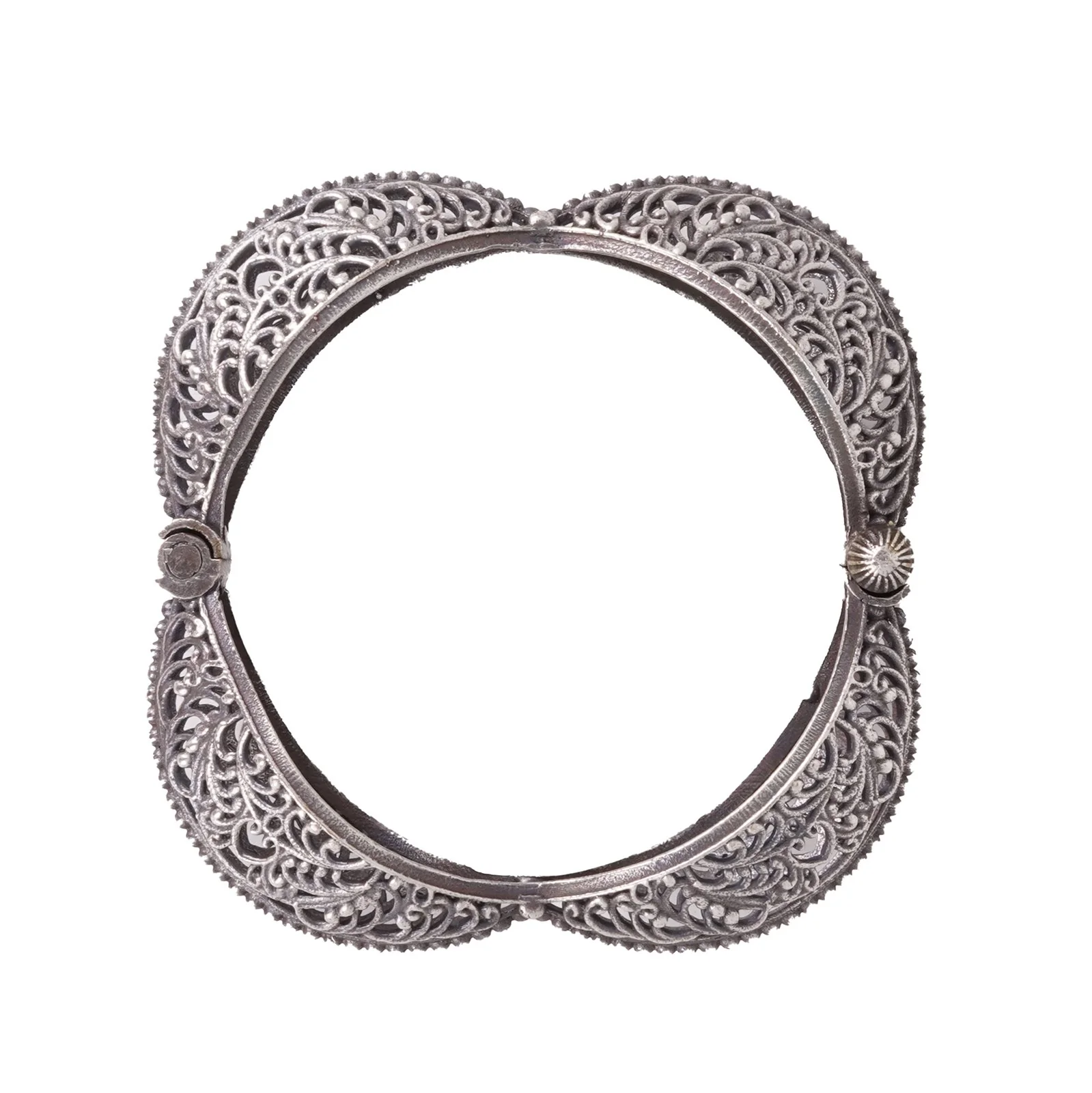 Teejh Yuvanya Antique Silver Polish Bracelet - Image 3