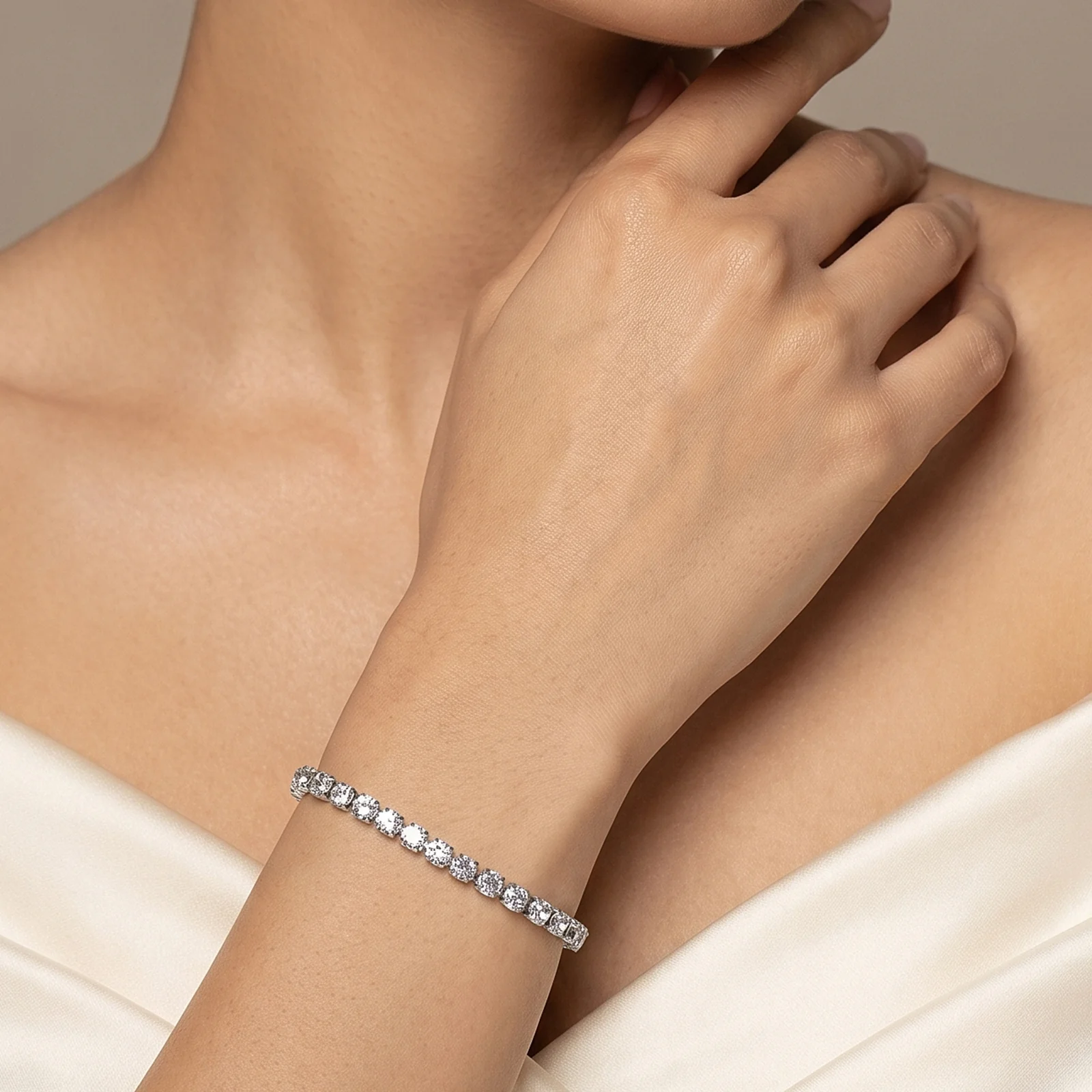Tiny Treasure Silver Blingy Bracelet - Image 2