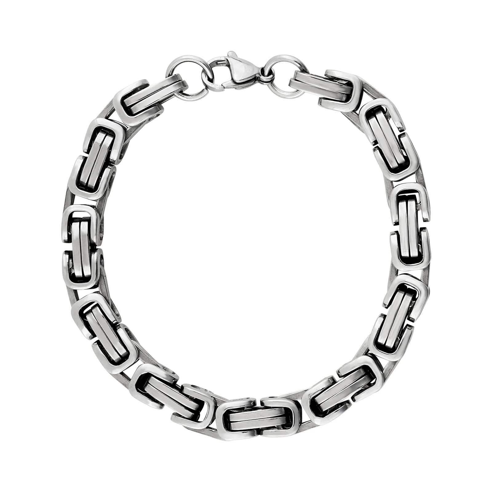 Titanor Grid Silver Men's Bracelet - Image 3