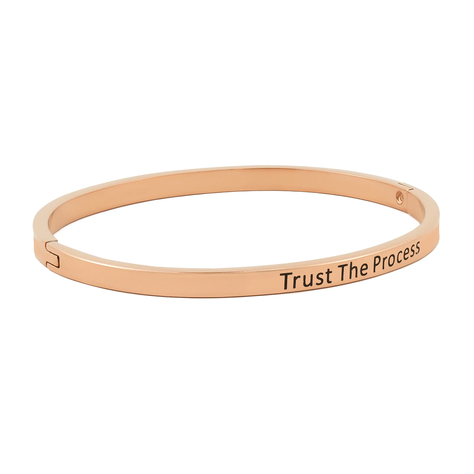 Trust The Process Rose Gold Mantra Band - Image 5