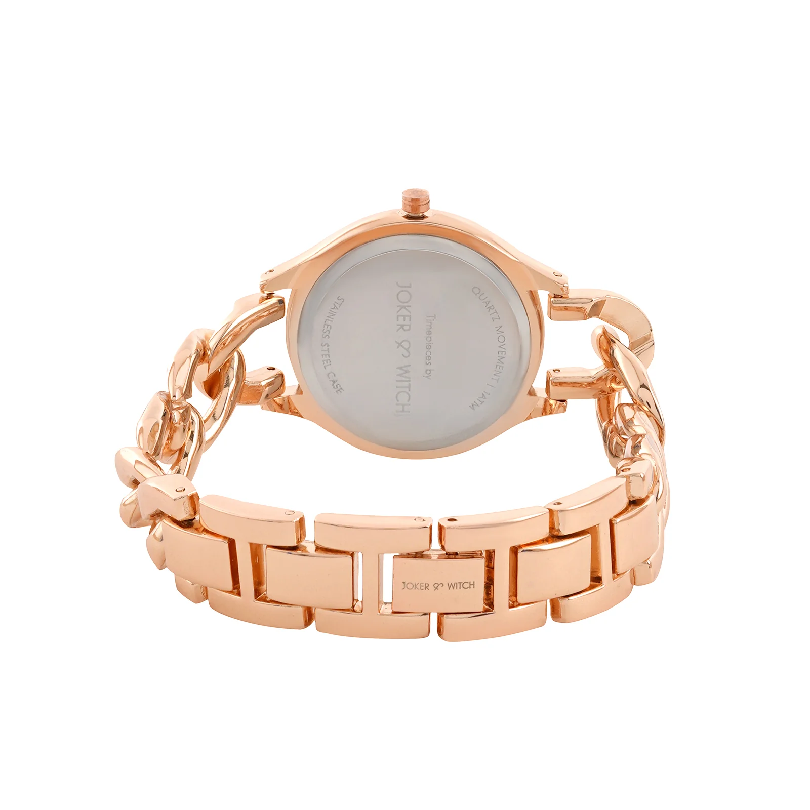 Vegas Taupe Medium Dial Rose Gold Bracelet Strap Women's Watch - Image 6