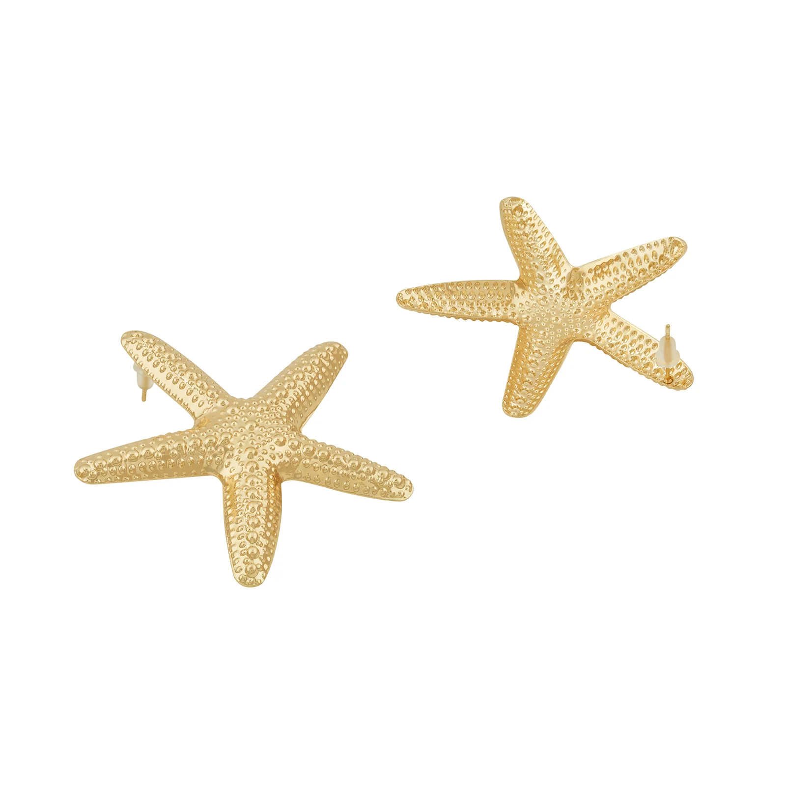 Vexa Starfish Gold Seashell Earrings - Image 5