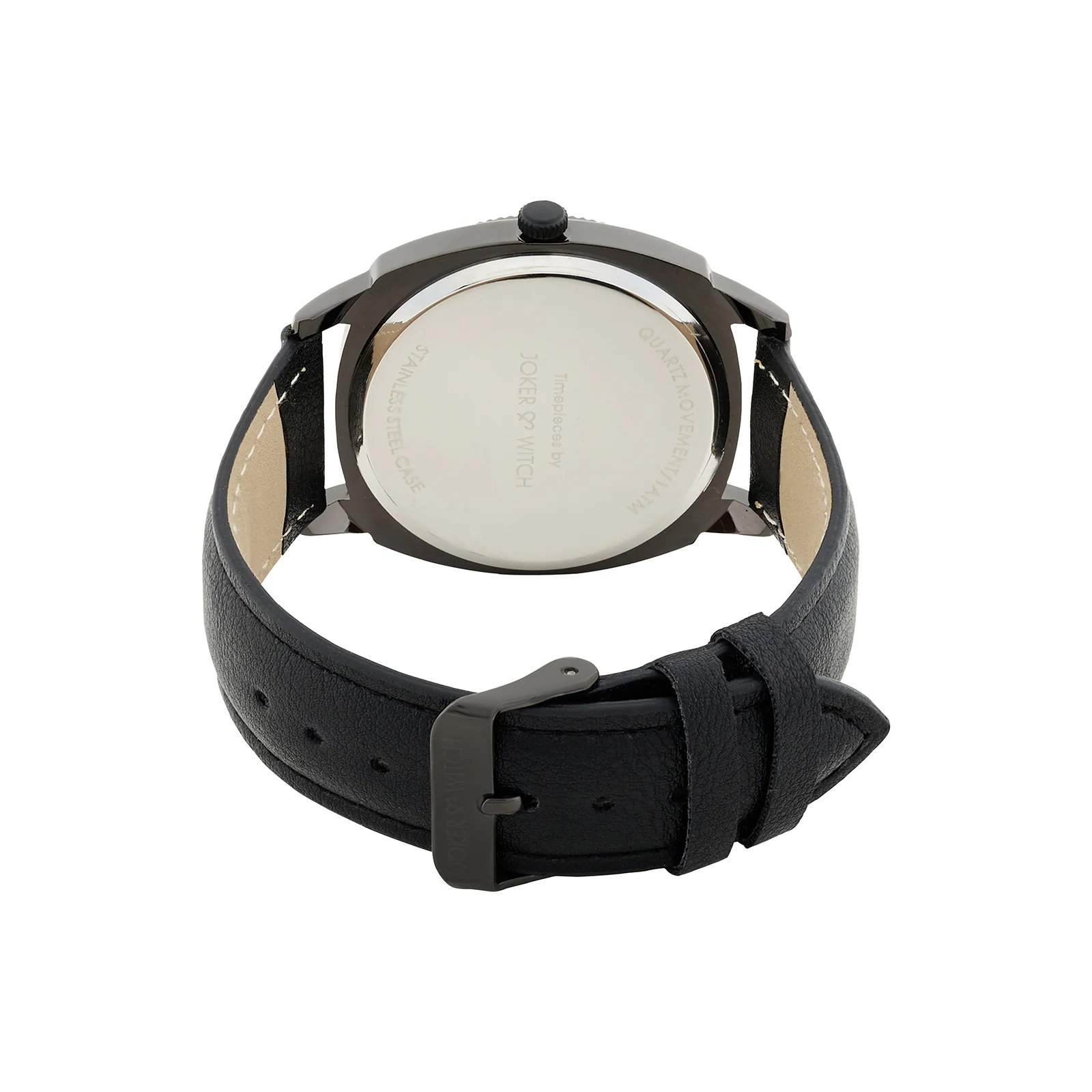 Viking Black Large Dial PU Strap Men's Watch - Image 6