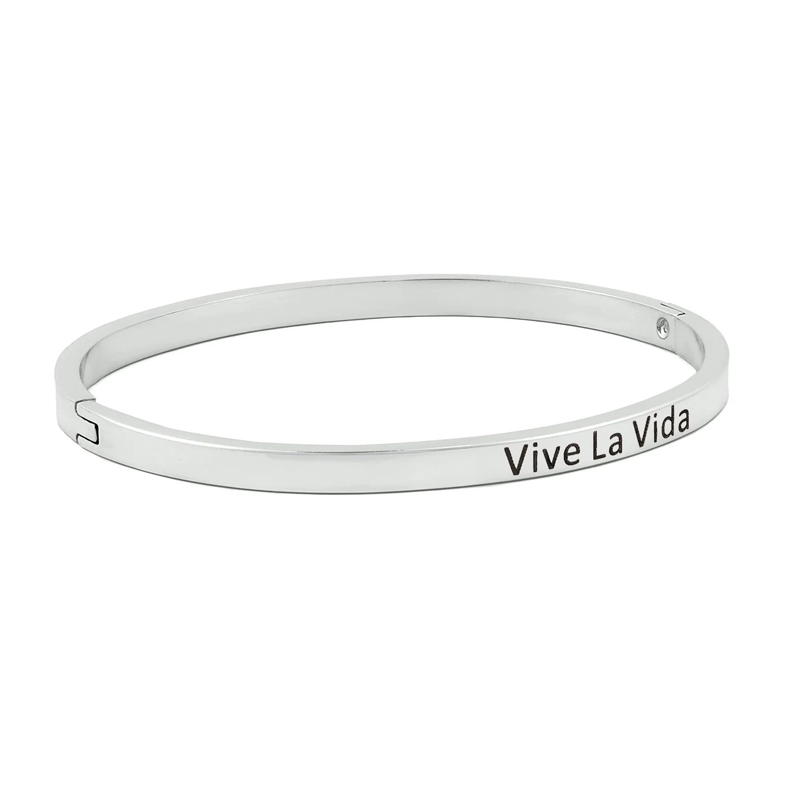 Vive La Vida Silver Mantra Band - Image 5