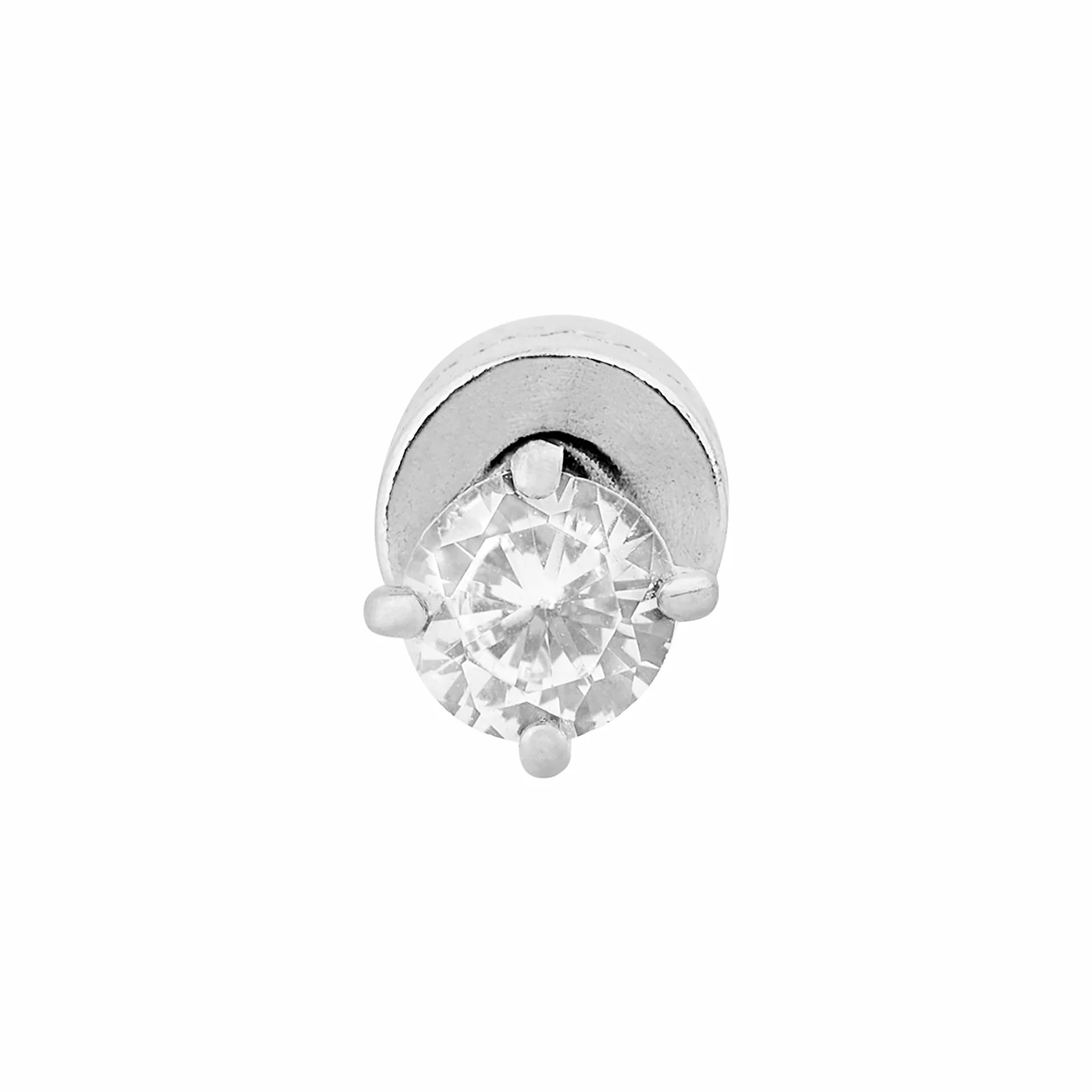 Vorto Micro Silver Men's Earrings - Image 3