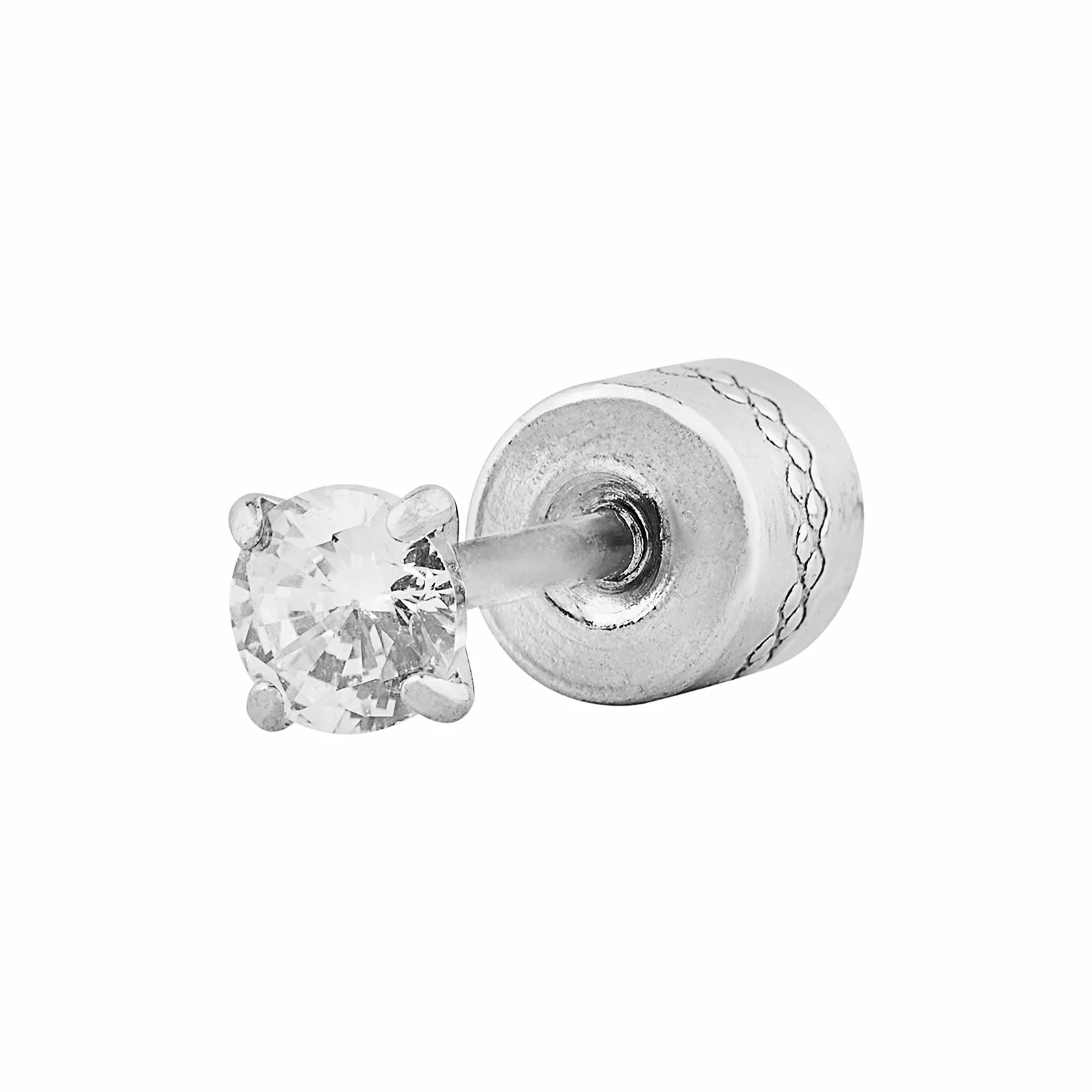 Vorto Micro Silver Men's Earrings - Image 4
