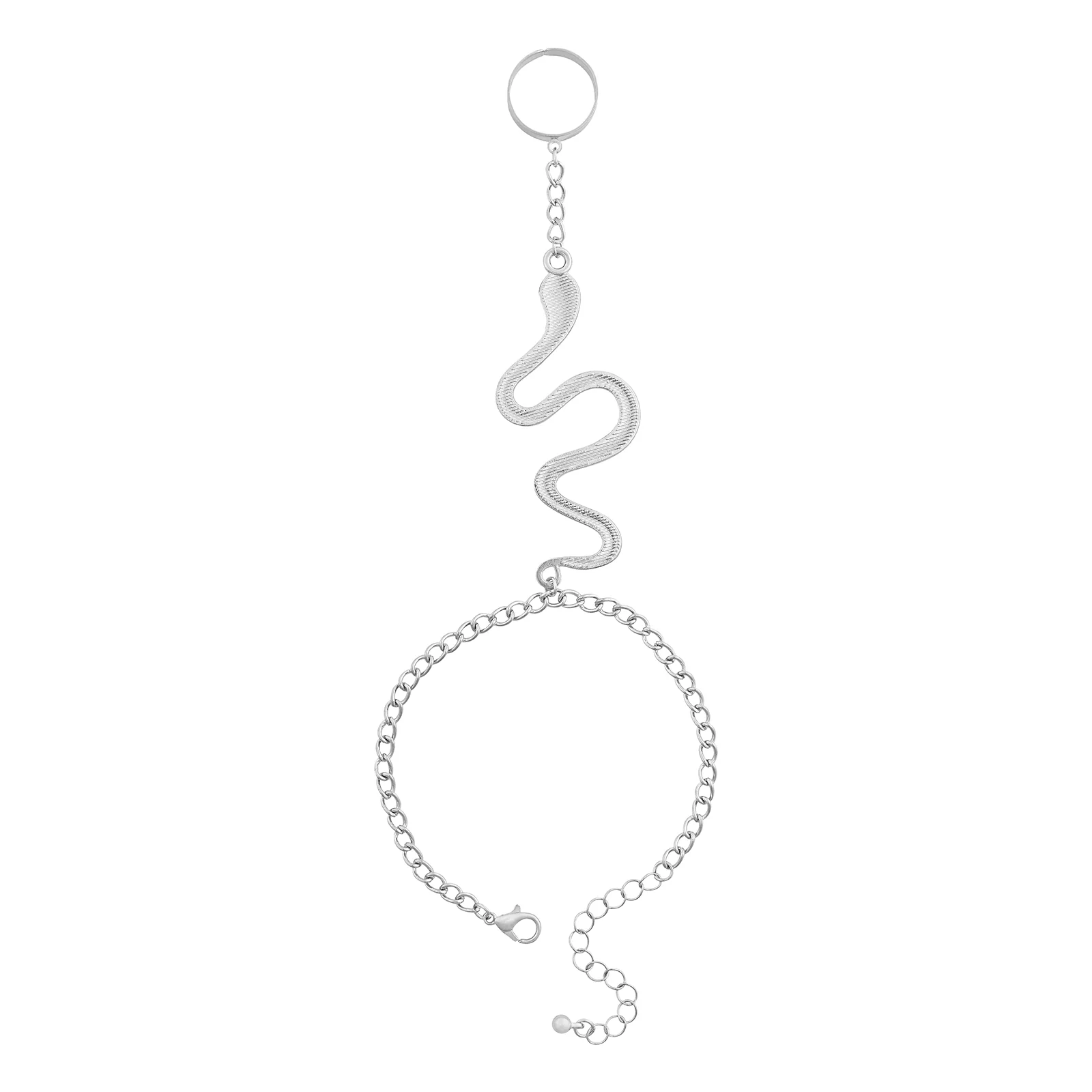Yalino Silver Women Snake Bracelet - Image 4