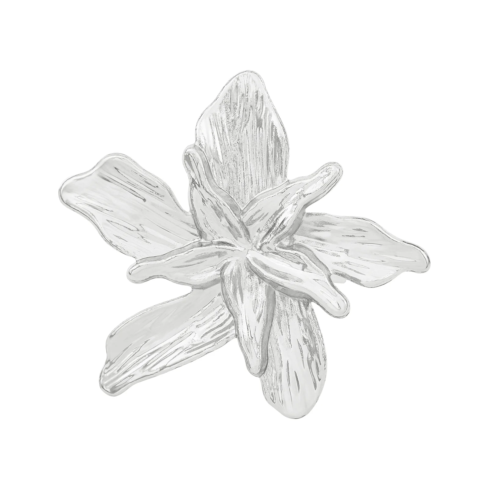 Zella Floral Silver Ring - Image 3