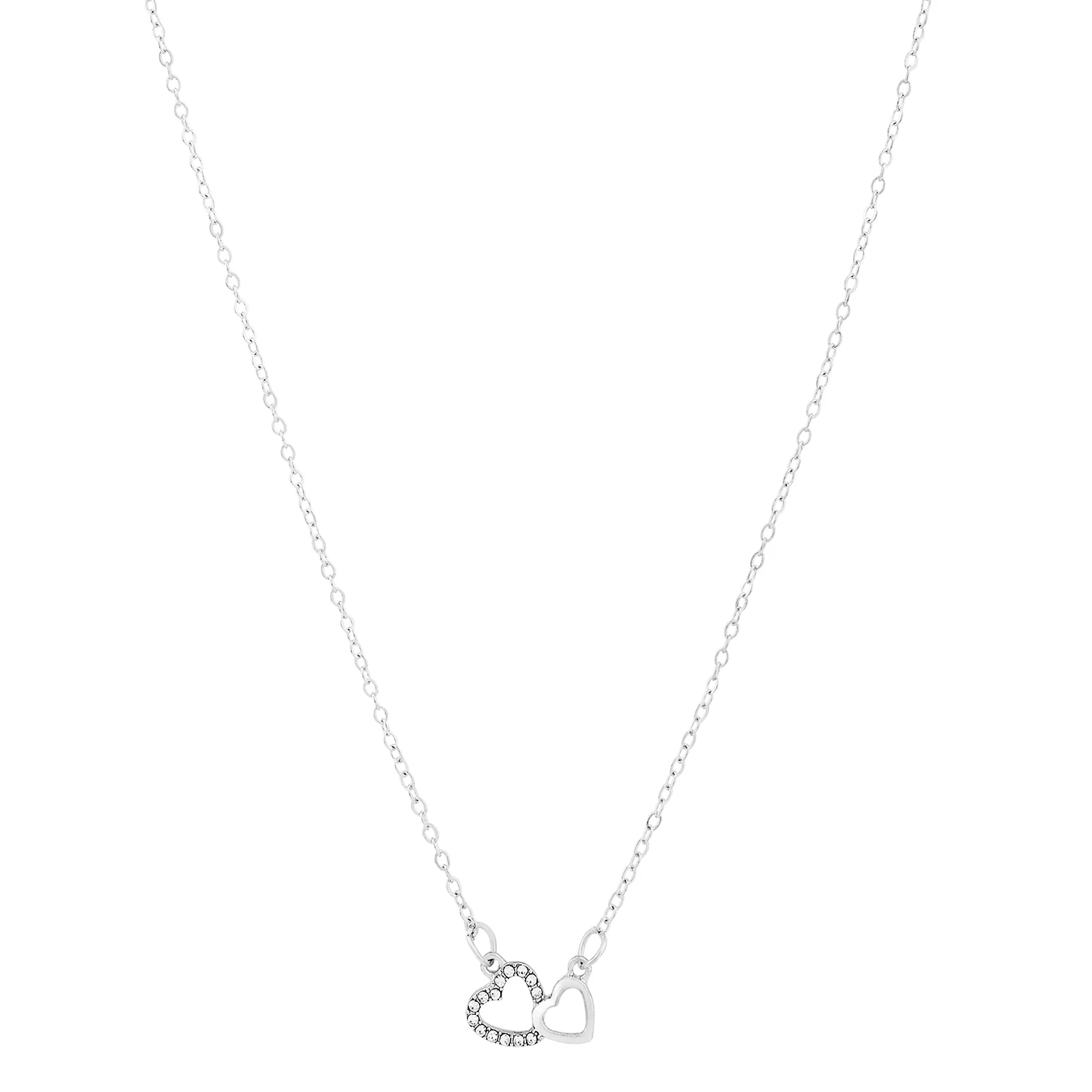 Zeta Silver Love Necklace - Image 3