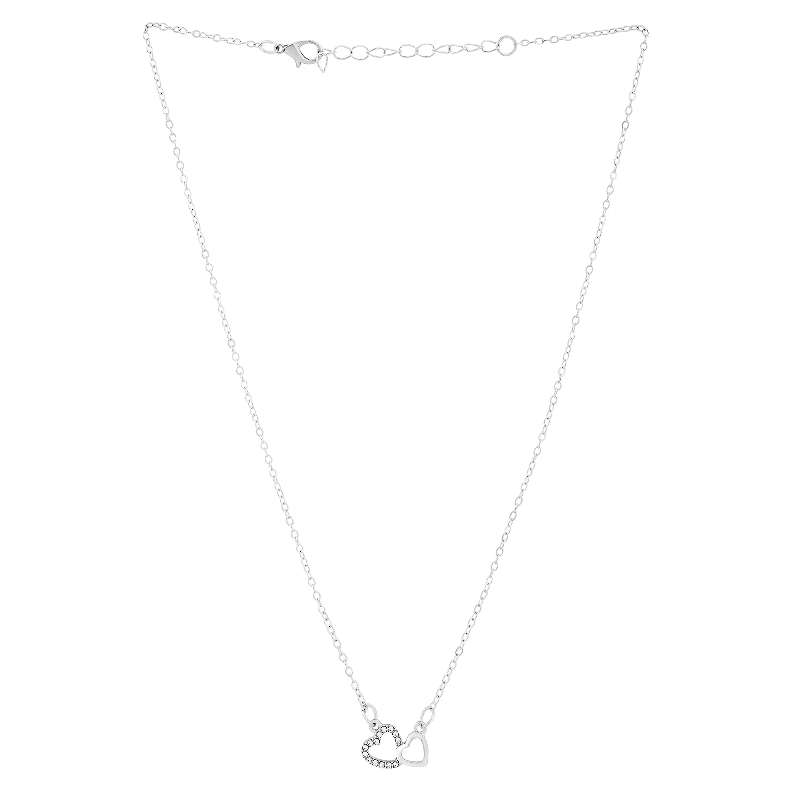 Zeta Silver Love Necklace - Image 4
